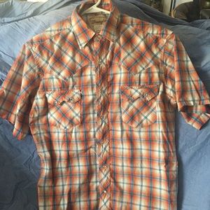 Wrangler Short Sleeved Snap Shirt